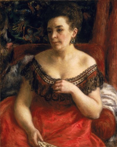 Portrait de Blanche Marie Renoir (née Blanc) - Pierre Auguste Renoir